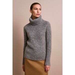 & OTHER STORIES | Oversized Turtleneck Alpaca-Wool Sweater in Gray | Sz S